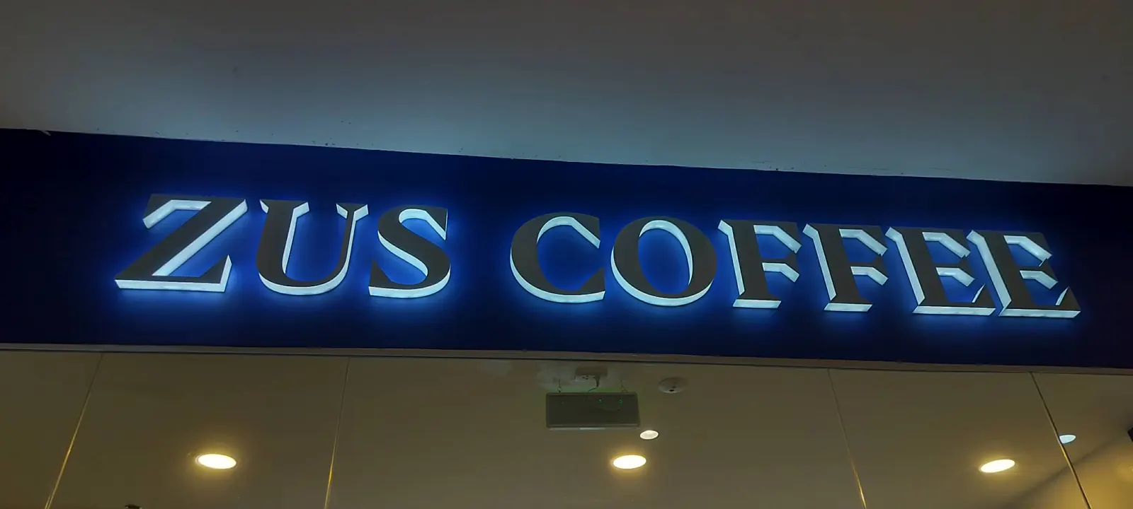 ZUS Coffee - Exterior illuminated signage